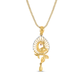 Stunning Mayura Pendant in 22ct Gold