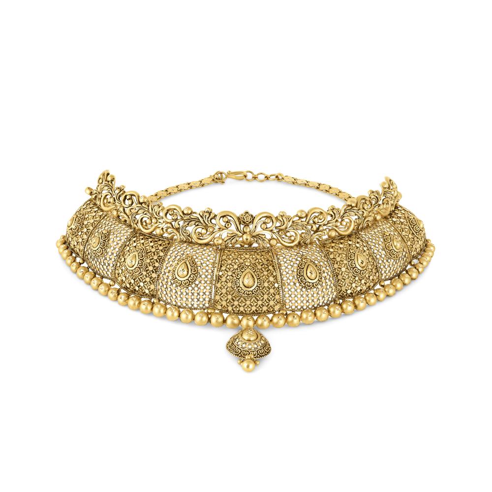 Armari Choker-Halskette aus 22 Karat Gold