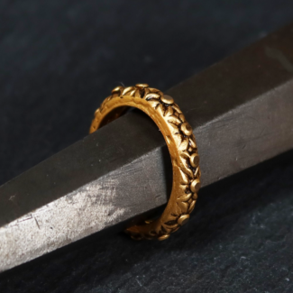 22ct Gold Antique Finish Band | Size J 1/2 22ct Gold Antique Finish Band | Size J 1/2