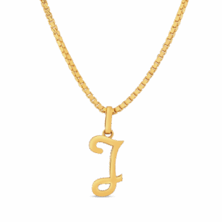 Alphabet Pendant J