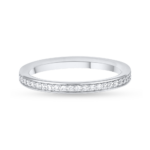 Platin Kanal Set Pırlanta Sonsuzluk Yüzük Platin Kanal Set Pırlanta Sonsuzluk Yüzük