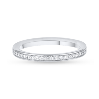 Platinum Channel Set Diamond Eternity Ring Platinum Channel Set Diamond Eternity Ring