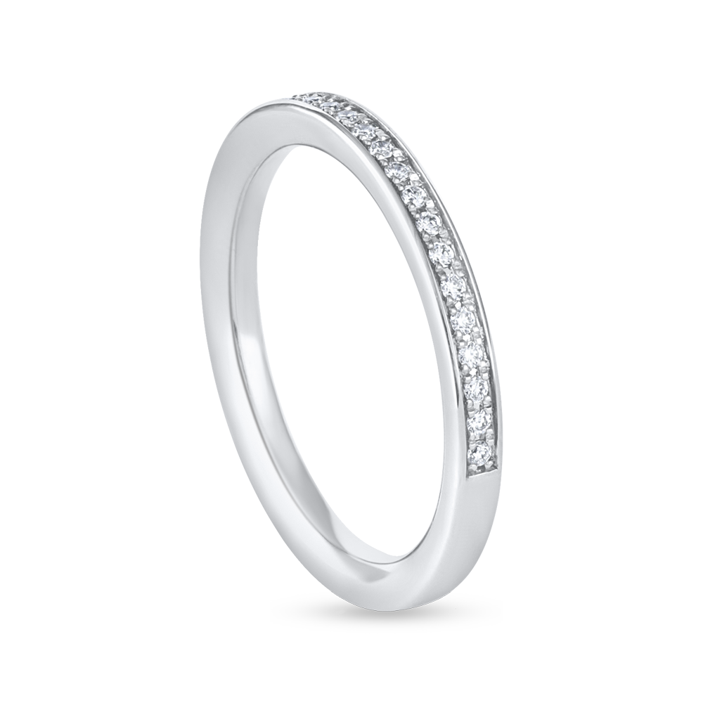 Platin Kanal Set Pırlanta Sonsuzluk Yüzük Platin Kanal Set Pırlanta Sonsuzluk Yüzük