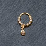 22ct Gelbgold Nasenring für Damen