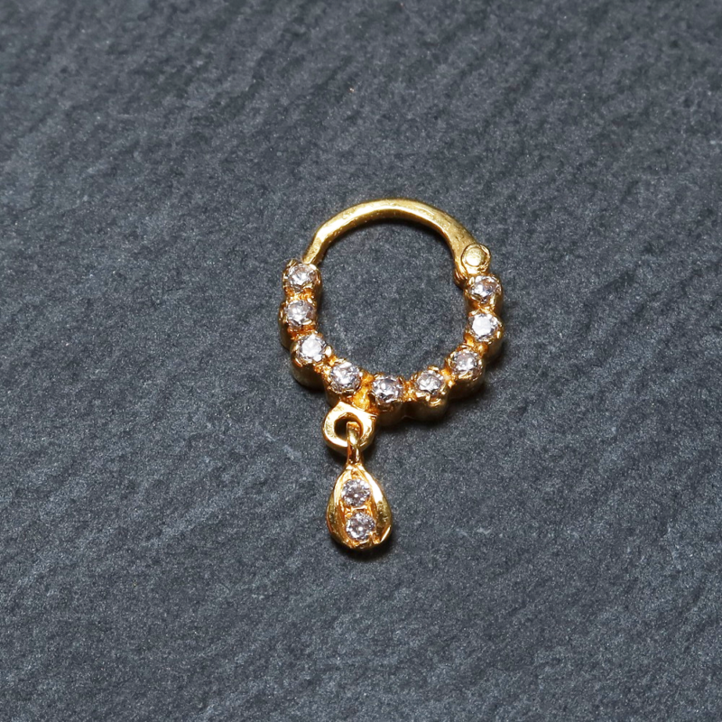 22ct Gelbgold Nasenring für Damen