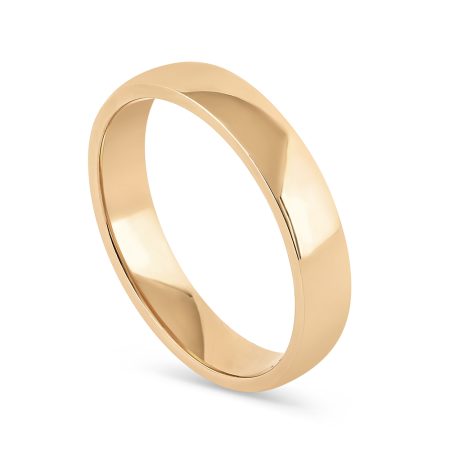 22ct Sunrise Gold Unisex Band | Size P 1/2 | 4mm 22ct Sunrise Gold Unisex Band | Size P 1/2 | 4mm