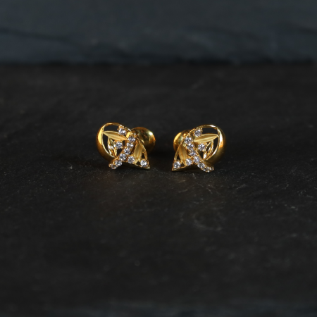 22ct Fancy CZ Stone Earrings 22ct Fancy CZ Stone Earrings