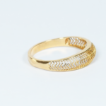 22 Ayar Altın Dalga Desenli Yüzük | P Beden 22 Ayar Altın Dalga Desenli Yüzük | P Beden