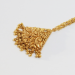 Rosette 22ct Gold indische Braut Tikka | 6 Zoll Rosette 22ct Gold indische Braut Tikka | 6 Zoll