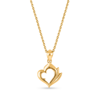 22ct Sunrise Gold Heart Pendant 22ct Sunrise Gold Heart Pendant