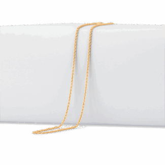 22ct Sunrise Gold | Anchor Chain | 16 Inches | 1mm Thick