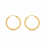 Goldene Reif-Ohrringe für Frauen