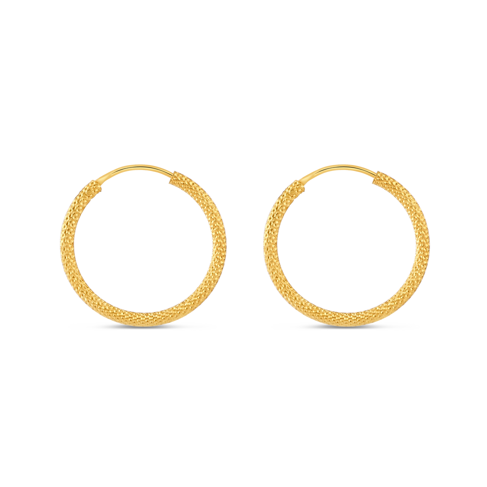 Kadınlar için Altın Halka Küpeler Kadınlar için Altın Halka Küpeler