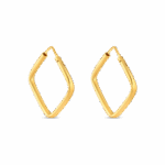 أقراط دائرية على شكل معين أقراط دائرية على شكل معين