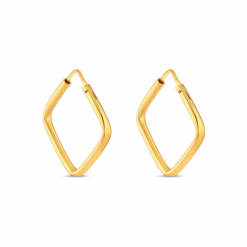 أقراط دائرية على شكل معين أقراط دائرية على شكل معين