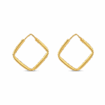 أقراط دائرية على شكل معين أقراط دائرية على شكل معين