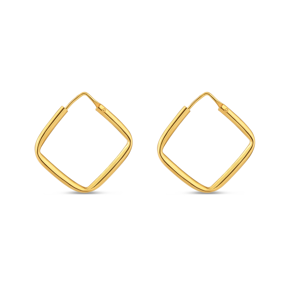 أقراط دائرية على شكل معين أقراط دائرية على شكل معين