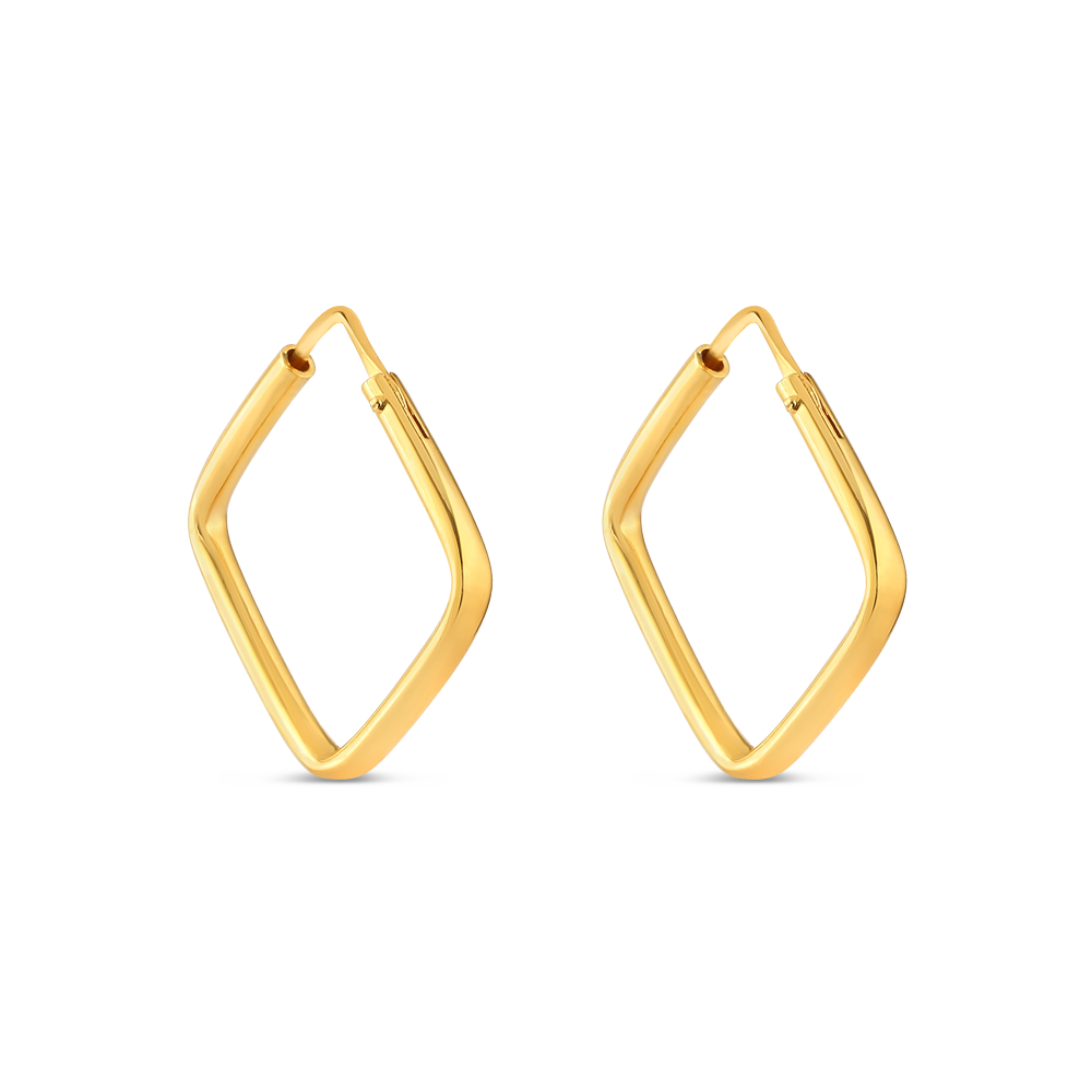 أقراط دائرية على شكل معين أقراط دائرية على شكل معين