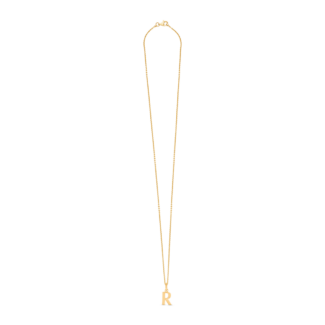 22ct Gold Initial R Pendant