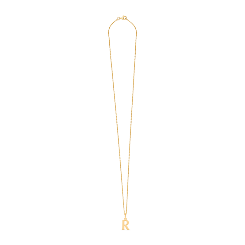 22ct Gold Initial R Anhänger