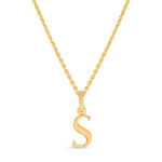 22 Ayar Gündoğumu Altın Baş Harfi S Kolye 22 Ayar Gündoğumu Altın Baş Harfi S Kolye