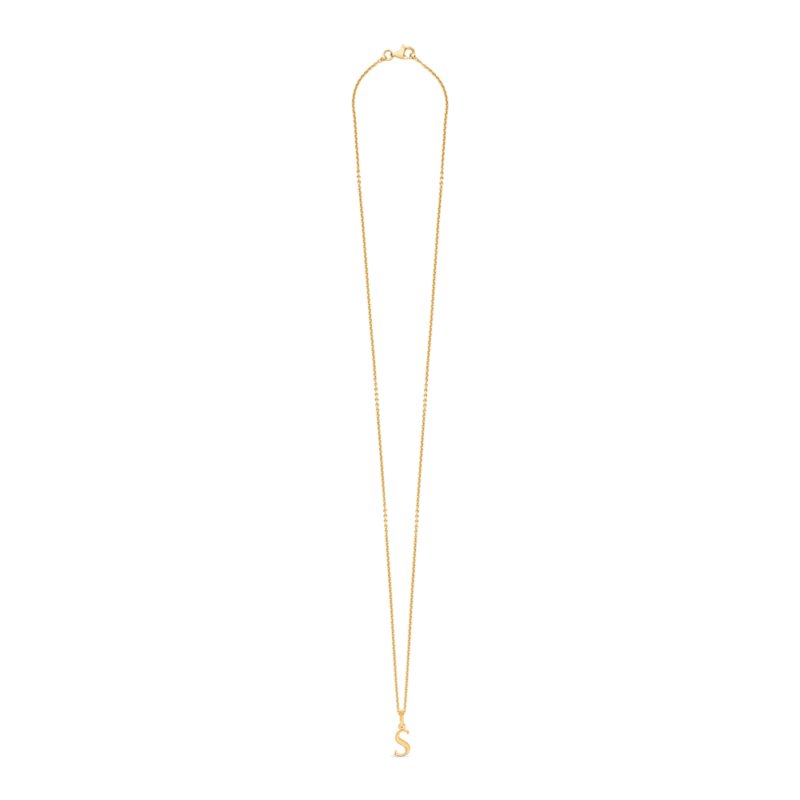 22 Ayar Gündoğumu Altın Baş Harfi S Kolye 22 Ayar Gündoğumu Altın Baş Harfi S Kolye