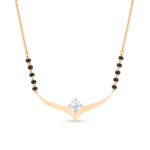 Lotus Tomurcuğu Mangalsutra | 0.40ct Lotus Tomurcuğu Mangalsutra | 0.40ct