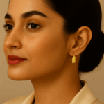 Korb-Ohrringe aus 22 Karat Gelbgold