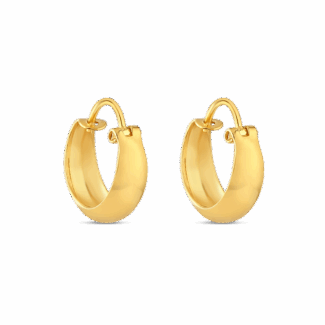 Minimalist 22ct Gold Bali Earrings Minimalist 22ct Gold Bali Earrings