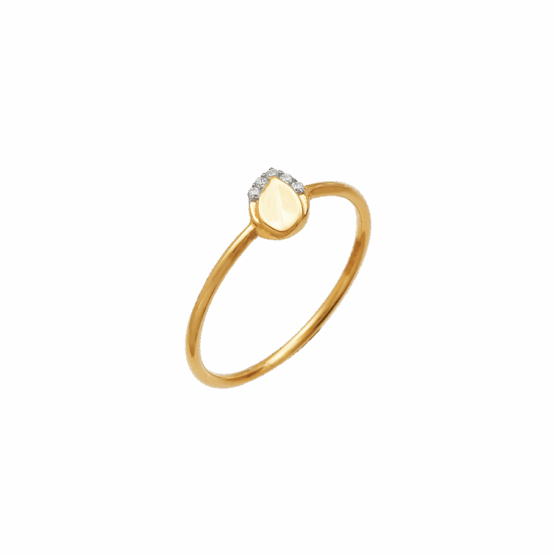 خاتم قلب من الذهب عيار 22 قيراط | مقاس O خاتم قلب من الذهب عيار 22 قيراط | مقاس O