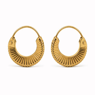 22ct Yellow Gold Basket Hoop Earrings 22ct Yellow Gold Basket Hoop Earrings