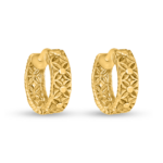 22 Ayar Altın Antik Mat Kaplama Halka Küpe 22 Ayar Altın Antik Mat Kaplama Halka Küpe