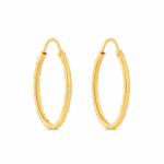 22 Ayar Altın Halka Küpeler 22 Ayar Altın Halka Küpeler