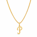 22 Ayar Altın Baş Harfi Kolye P 22 Ayar Altın Baş Harfi Kolye P