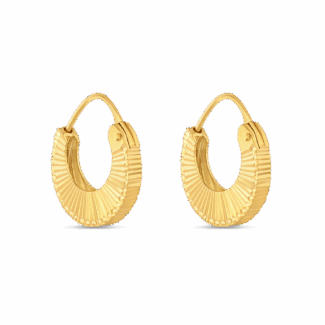 22ct Yellow Gold Basket Hoop Earrings 22ct Yellow Gold Basket Hoop Earrings