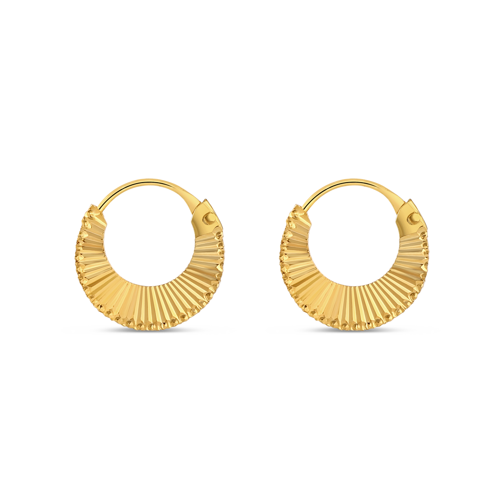 أقراط سلة الذهب الأصفر عيار 22 قيراط من الذهب الأصفر أقراط سلة الذهب الأصفر عيار 22 قيراط من الذهب الأصفر