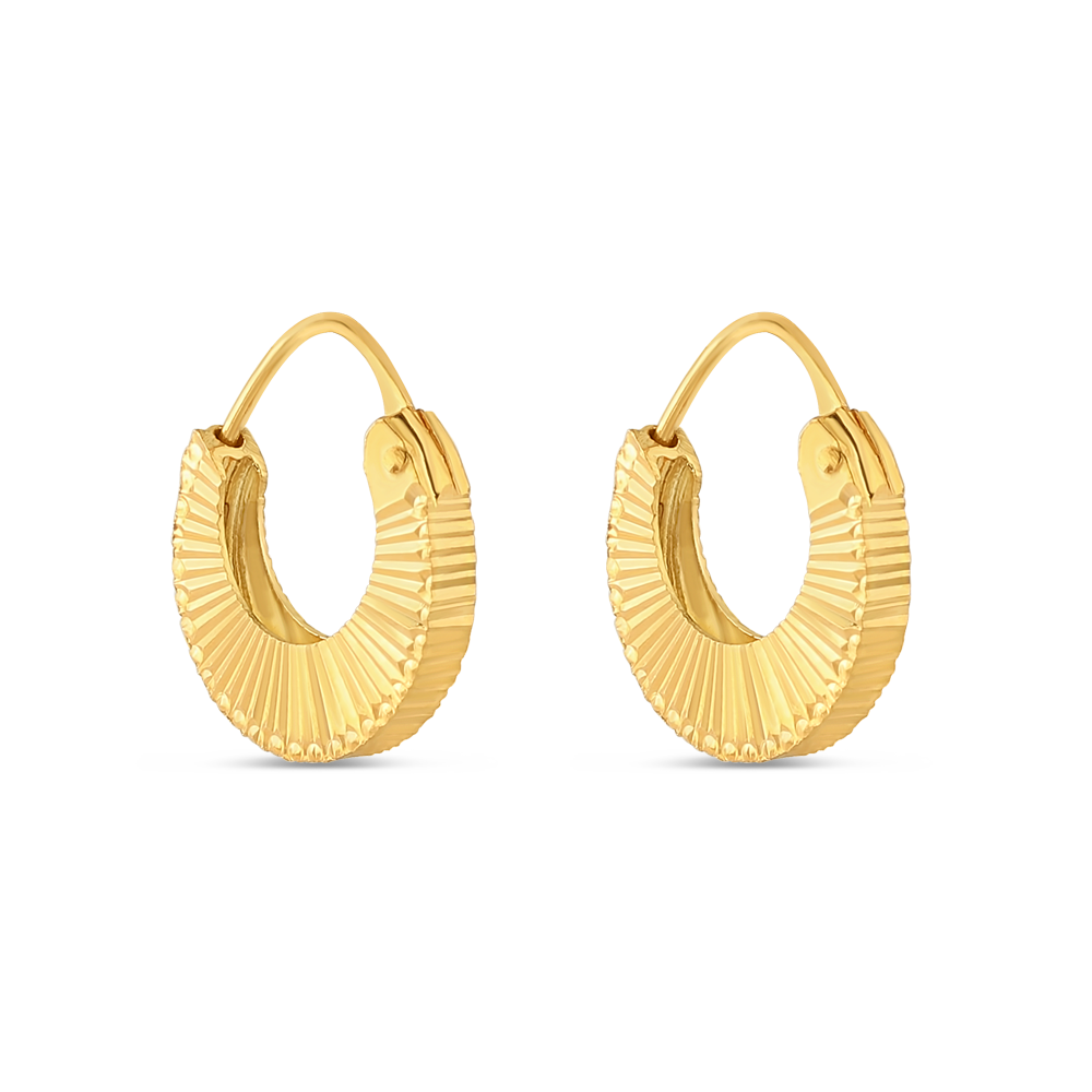 أقراط سلة الذهب الأصفر عيار 22 قيراط من الذهب الأصفر أقراط سلة الذهب الأصفر عيار 22 قيراط من الذهب الأصفر