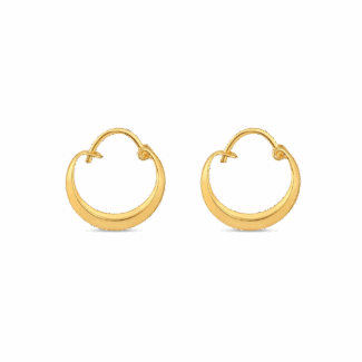 Minimalist 22ct Gold Bali Earrings Minimalist 22ct Gold Bali Earrings
