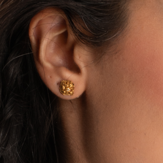 Stud Earrings in 22KT Gold | 10mm Stud Earrings in 22KT Gold | 10mm