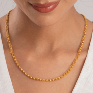 Rosettes Collection 22ct Gold Chain | 5mm | 17 Inches Rosettes Collection 22ct Gold Chain | 5mm | 17 Inches