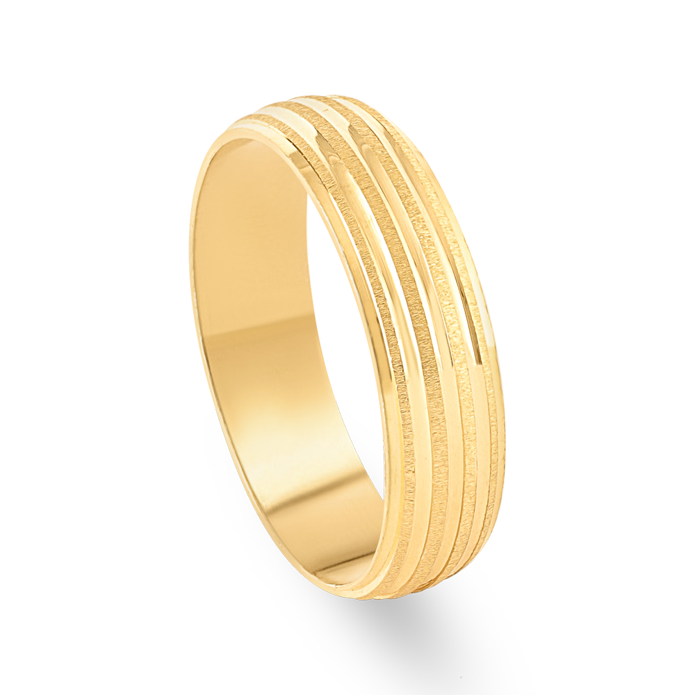 خاتم زواج رجالي من الذهب عيار 22 قيراط | مقاس U 1/2 خاتم زواج رجالي من الذهب عيار 22 قيراط | مقاس U 1/2