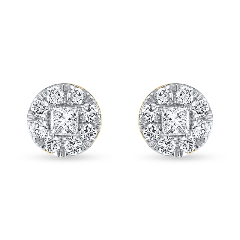 18ct Yellow Gold Diamond Stud 18ct Yellow Gold Diamond Stud