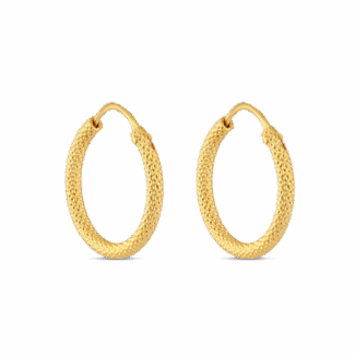 22ct Hammered Gold Hoop Earrings 22ct Hammered Gold Hoop Earrings