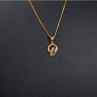 22ct Gold Tamil Om Pendant 22ct Gold Tamil Om Pendant