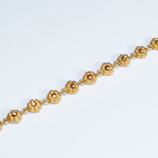 Rosette 22ct Gold Flower Bracelet Rosette 22ct Gold Flower Bracelet