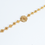 Rozet 22 Ayar Altın Çiçek Bileklik Onun İçin | 7 İnç Rozet 22 Ayar Altın Çiçek Bileklik Onun İçin | 7 İnç