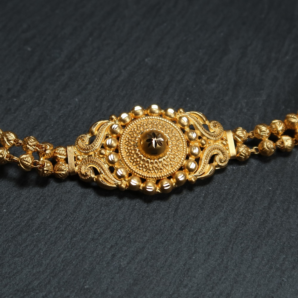 22 Ayar Altın Etenik Gelin Bileziği | 7,5 İnç 22 Ayar Altın Etenik Gelin Bileziği | 7,5 İnç