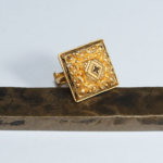 22ct Gold Square Shaped Adjustable Ring