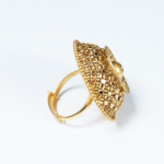 22 Ayar Altın Yuvarlak Şekilli Ayarlanabilir Yüzük 22 Ayar Altın Yuvarlak Şekilli Ayarlanabilir Yüzük