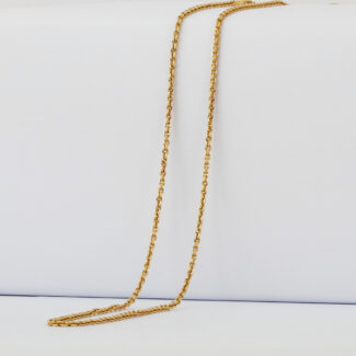 22ct Sunrise Gold Anchor Chain | 16 Inches 22ct Sunrise Gold Anchor Chain | 16 Inches